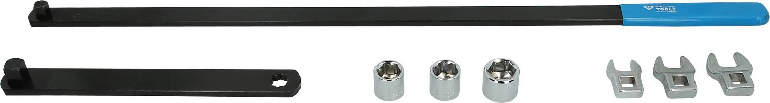 Brilliant Tools BT571050 Keilriemen und Spannrollen-Schlüssel-Satz, 8-tlg
