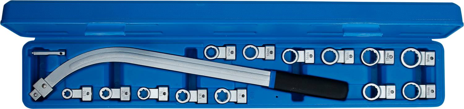 Brilliant Tools BT571060 Keilriemen und Spannrollen-Schlüssel-Satz, 15-tlg