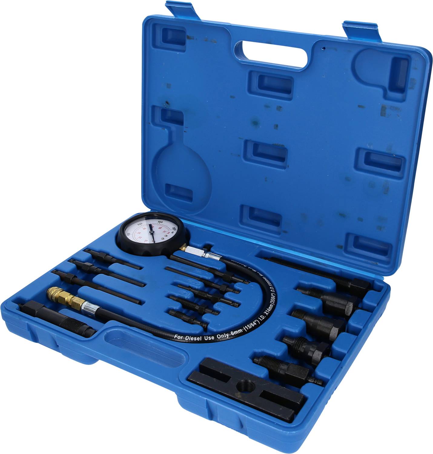Brilliant Tools BT581000 Kompressionstester-Satz für Diesel Motoren, 18-tlg