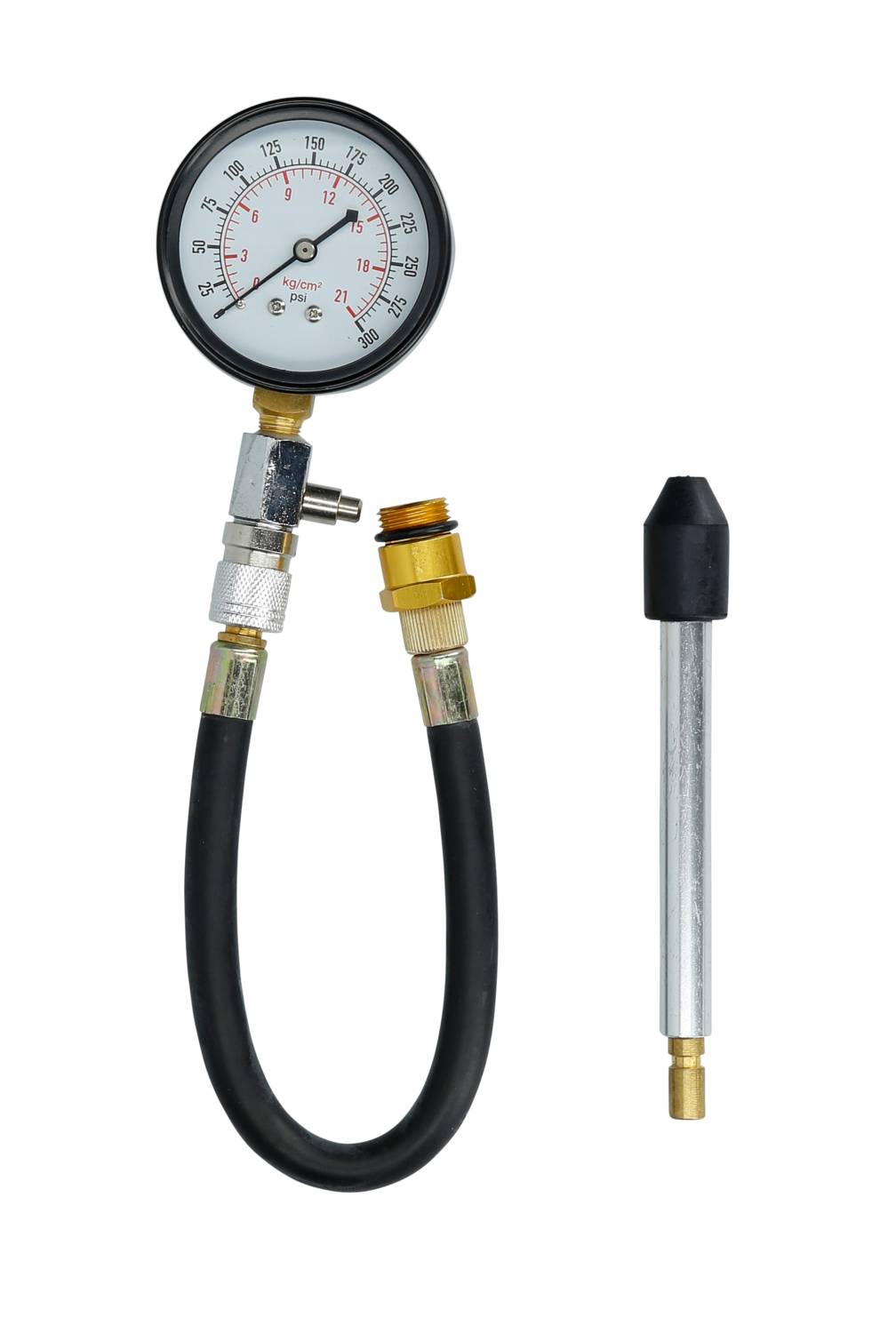 Brilliant Tools BT581150 Kompressionstester-Satz für Benzin Motoren, 2-tlg