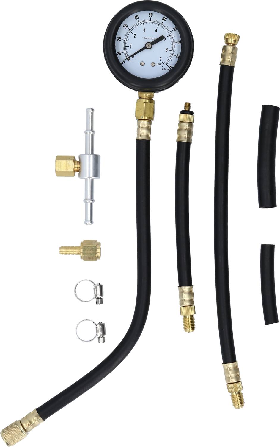 Brilliant Tools BT581250 Kraftstoff-Einspritzpumpen-Druck-Tester-Satz, 9-tlg