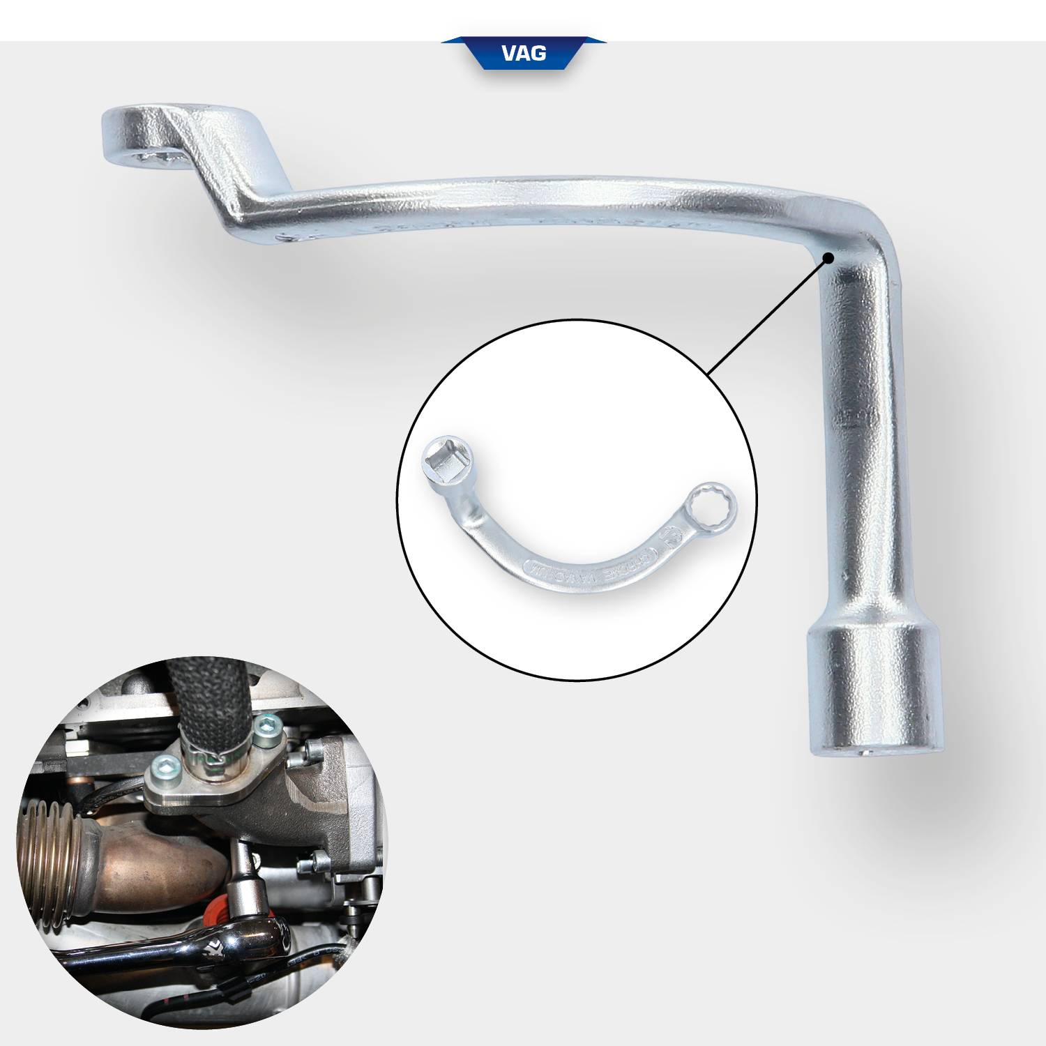 Brilliant Tools BT601006 Spezial-Schlüssel für Turbolader für VAG, 12 mm