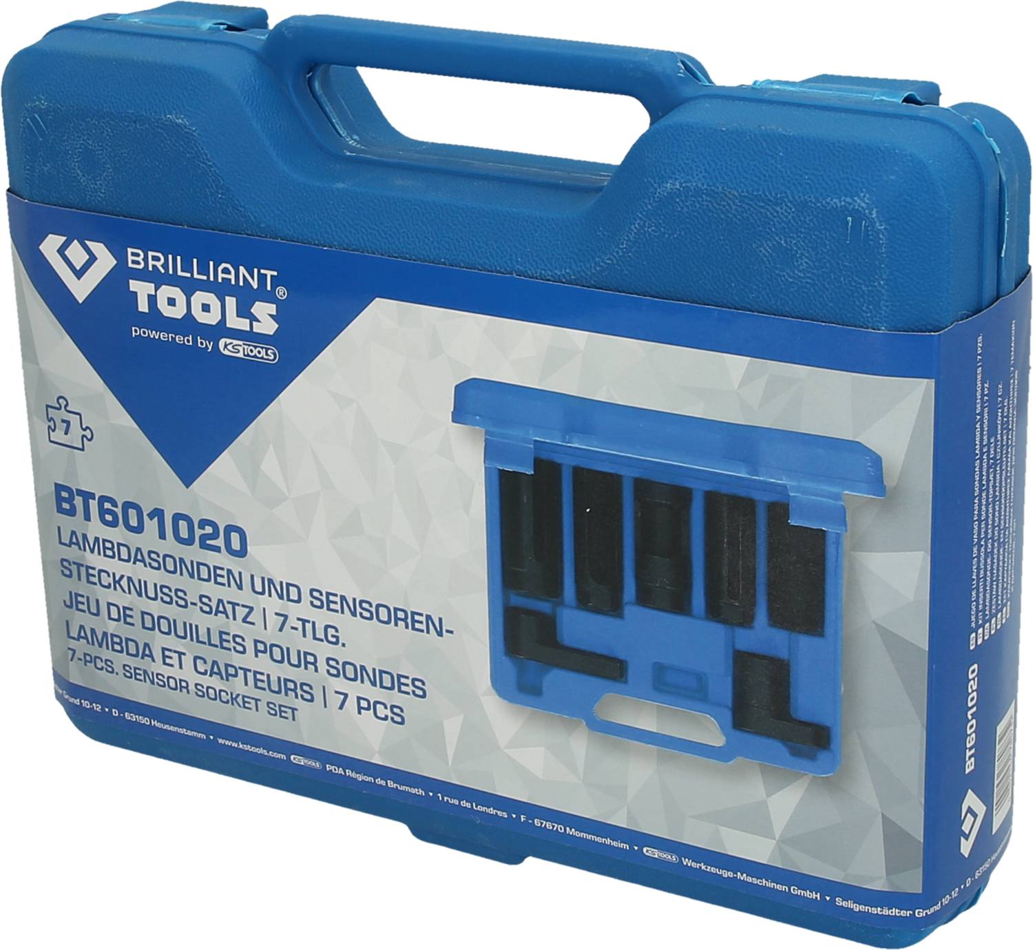 Brilliant Tools BT601020 Lambdasonden und Sensoren-Stecknuss-Satz, 7-tlg