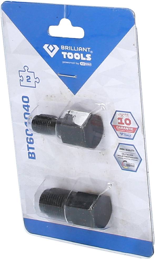 Brilliant Tools BT601040 Reparaturwerkzeug für Lambdasonden-Gewinde, M18 x 1,5 mm, M12 x 1,25 mm, 2-tlg