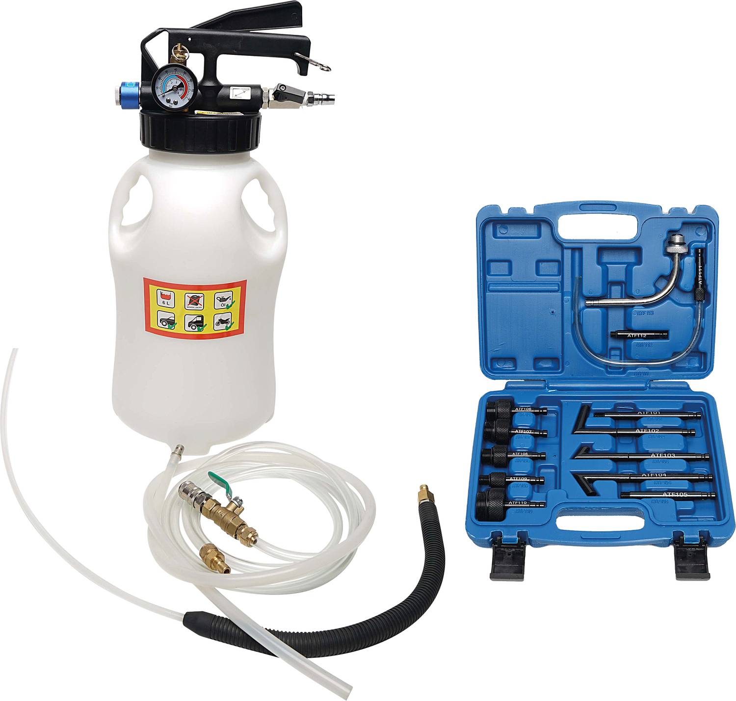 Brilliant Tools Getriebeöl-Füllgerät mit Adapter BT621000