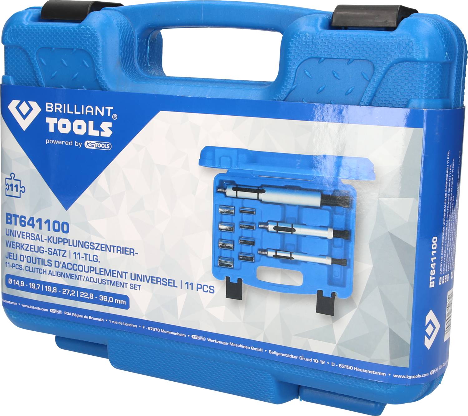 Universal-Kupplungszentrierwerkzeug-Satz, 11-tlg Brilliant Tools BT641100