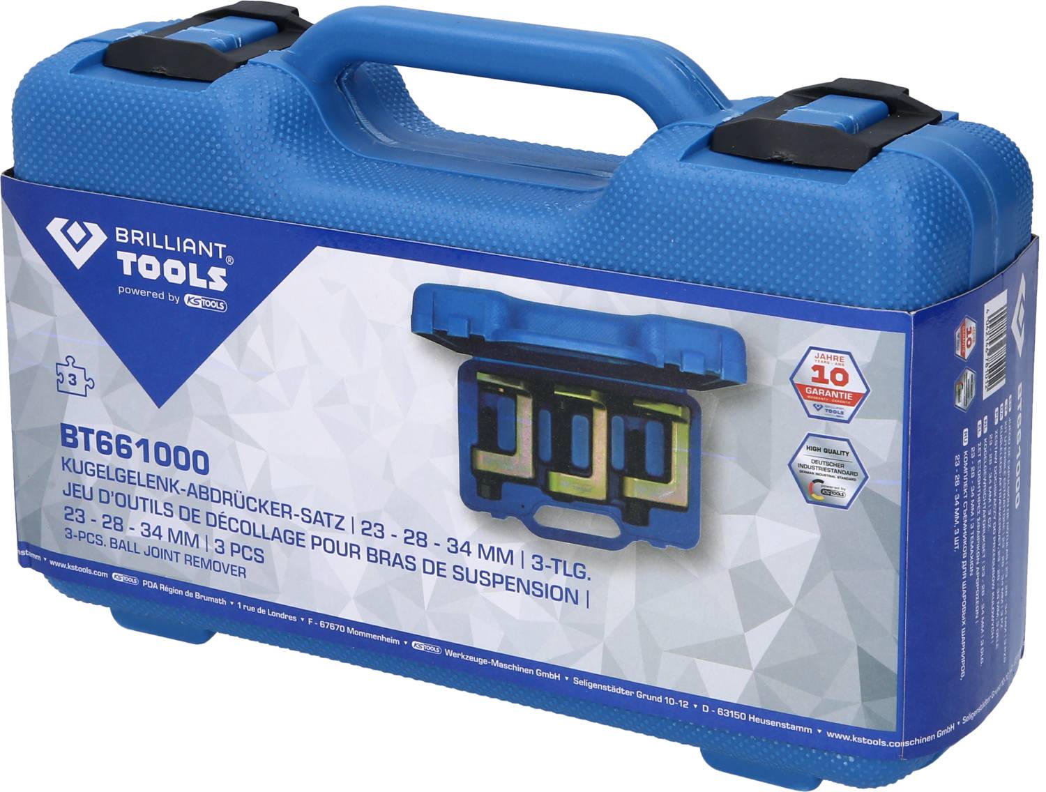 Kugelgelenk-Abdrücker-Satz, 3-tlg Brilliant Tools BT661000