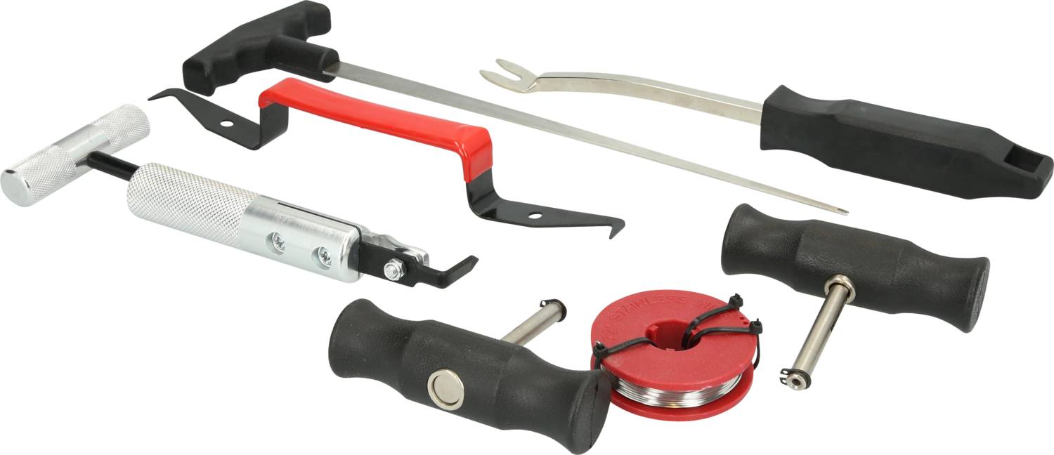 Brilliant Tools Windschutzscheiben-Ausbau-Satz, 7-tlg BT681100