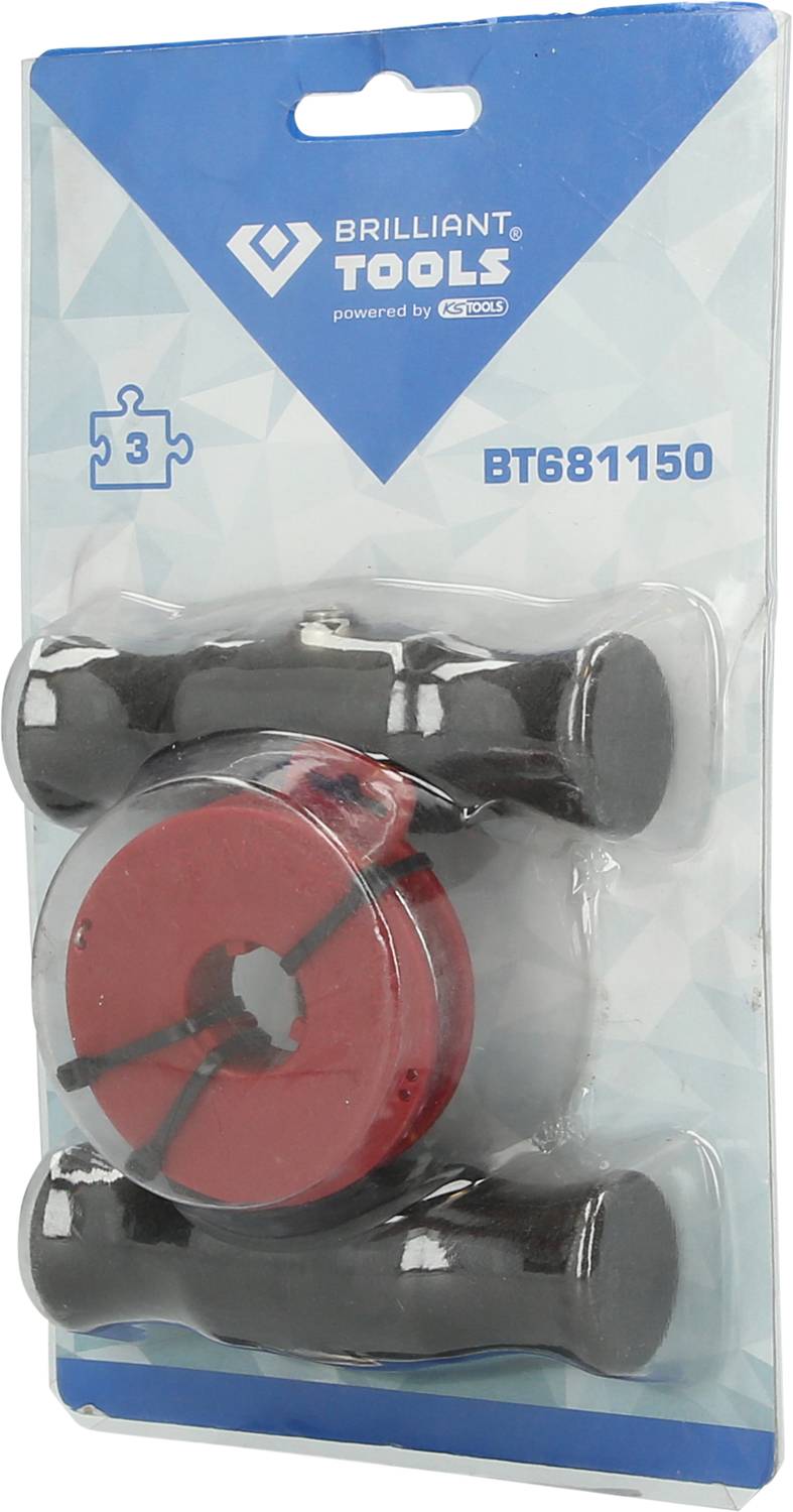 Brilliant Tools Griffe mit Ziehdraht, 3-tlg BT681150