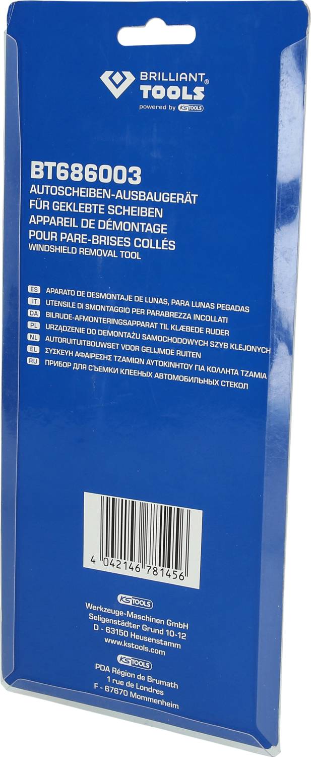 Ziehmesser für geklebte Scheiben Brilliant Tools BT686003