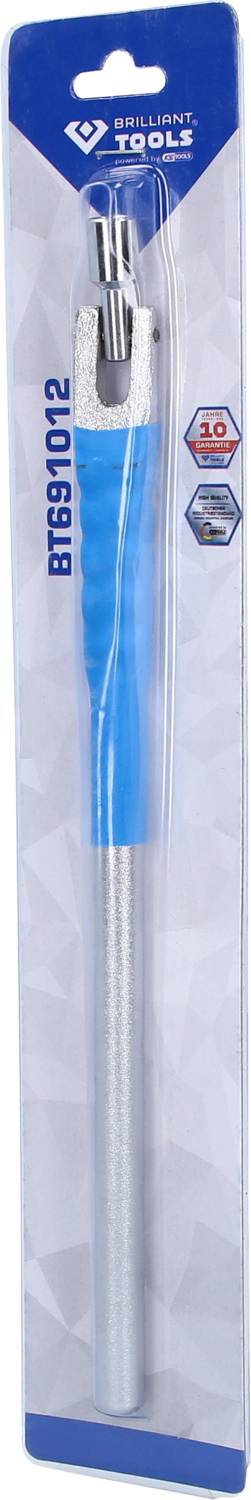 Blauer Teleskop-Magnetheber in der Verpackung, ideal zum Auffangen von Metallteilen, mit bis zu 10 Pfund Kapazität.