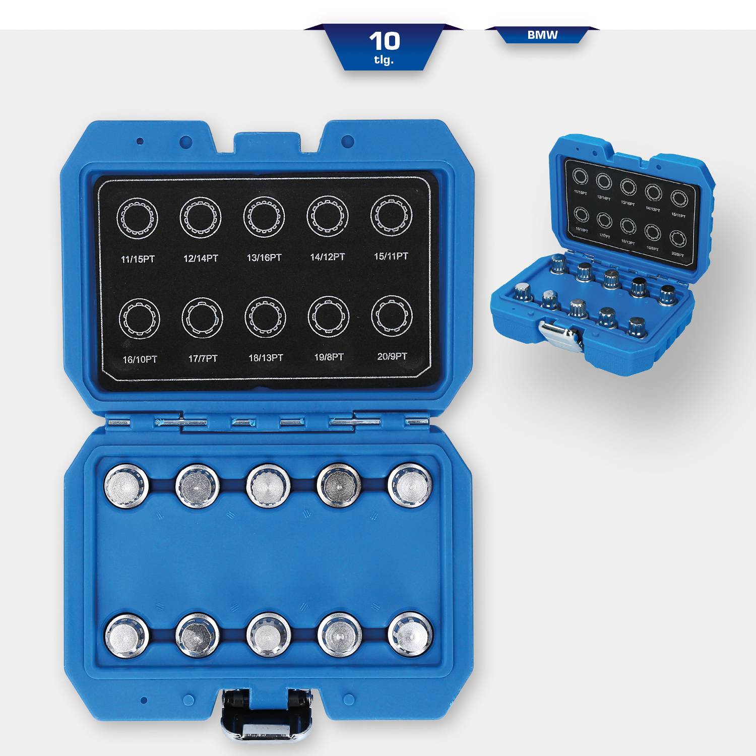 Felgenschloss-Sortiment für BMW, 10-tlg Brilliant Tools BT691170