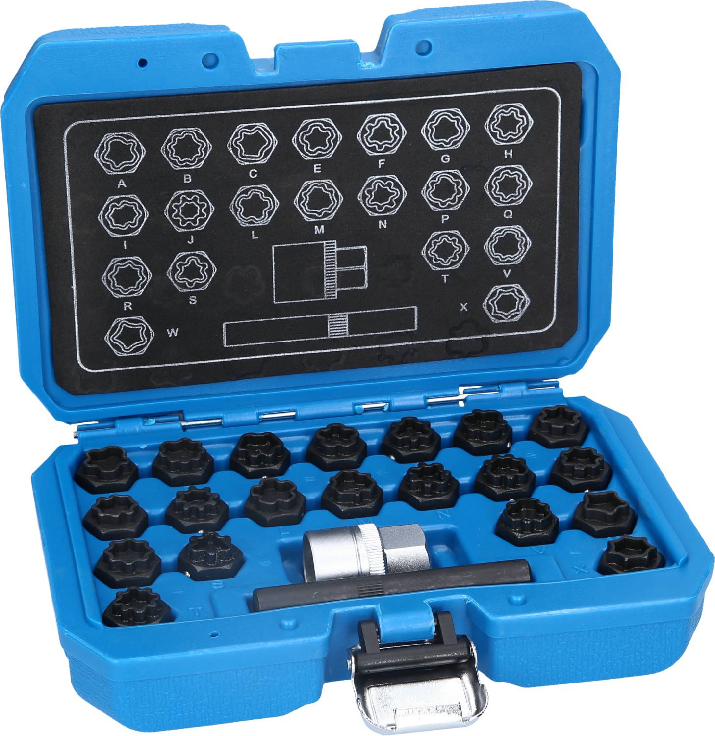 Brilliant Tools Felgenschloss-Sortiment für Audi, 22-tlg BT691360