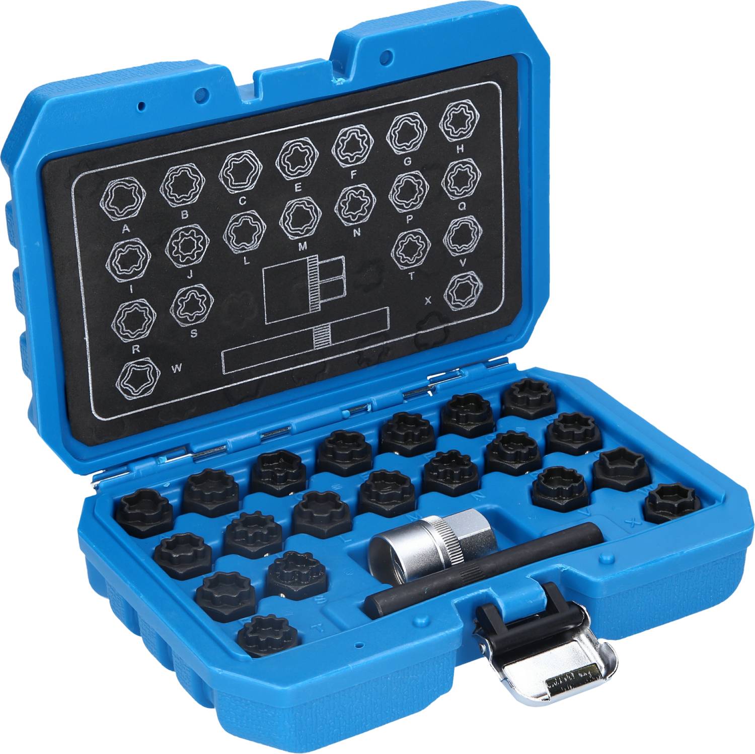 Brilliant Tools Felgenschloss-Sortiment für Audi, 22-tlg BT691360