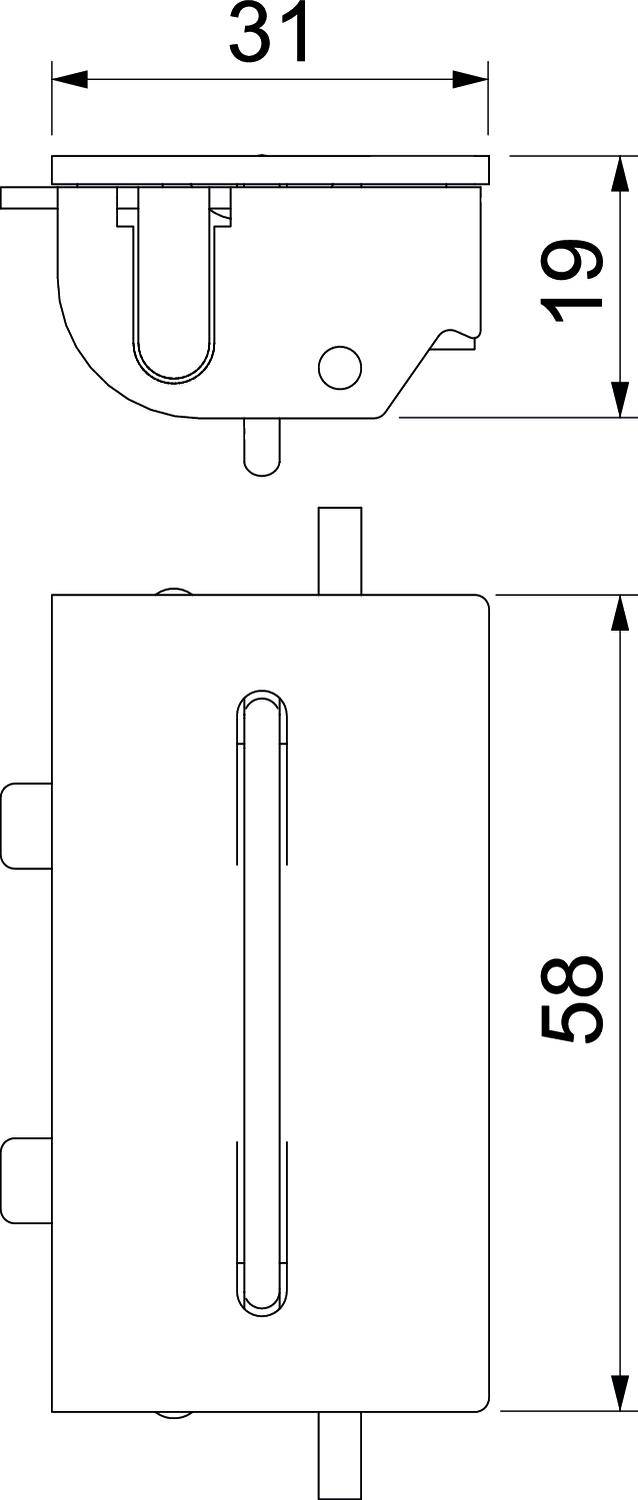 OBO Bettermann 7368426 Schnurauslass Schnurauslass 1St.