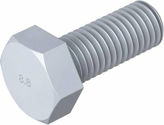 OBO Bettermann Sechskantschraube 12 mm 30 mm Stahl 50 St.