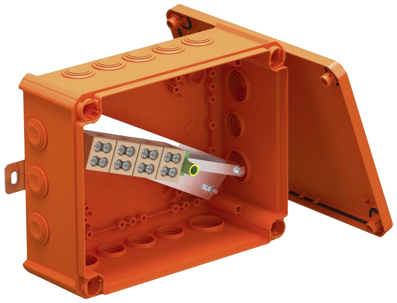 OBO Bettermann 7205750 Abzweigkasten mit Schraubklemmen, halogenfrei 1St.