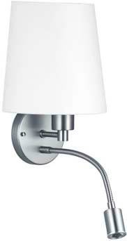 Brumberg 58173150 58173150 Wandleuchte E27 60W Nickel