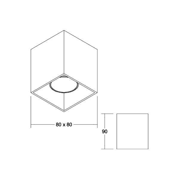 Brumberg 45131180 45131180 Deckenleuchte Schwarz
