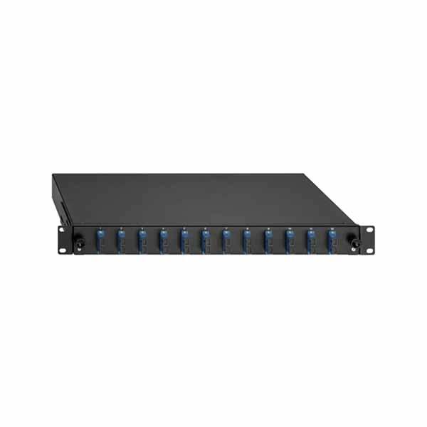 Rutenbeck 12 x SC-D OS2 blau LWL-Spleißbox 12 Port 1 HE