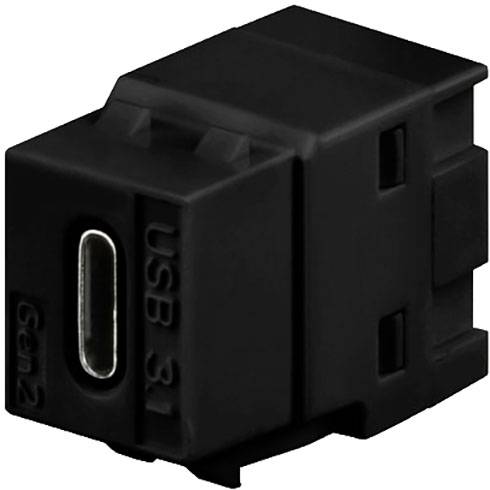 Schwarzer USB-3.1-Gen2-Adapter mit USB-C-Anschluss.