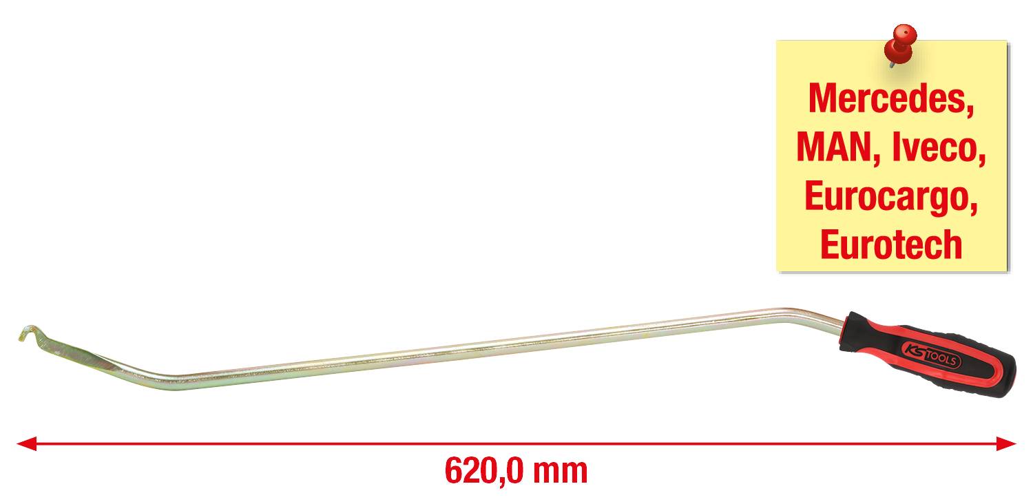 KS Tools 450.0311 Bremsfederhebel für LKW, 620mm