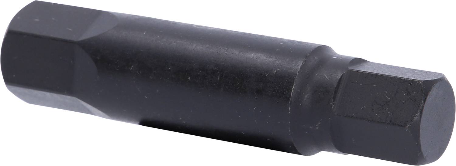 Sechskant-Bit, schwarz, zylindrische Form, für Schraubendreher geeignet.