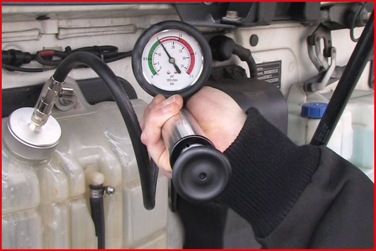 KS Tools 455.0110 Kühlsystem-Prüfgerät LKW, 9-tlg