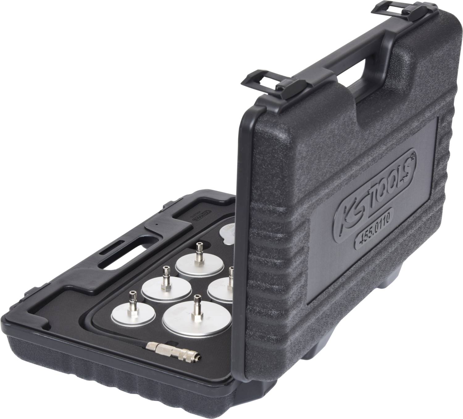 KS Tools 455.0110 Kühlsystem-Prüfgerät LKW, 9-tlg