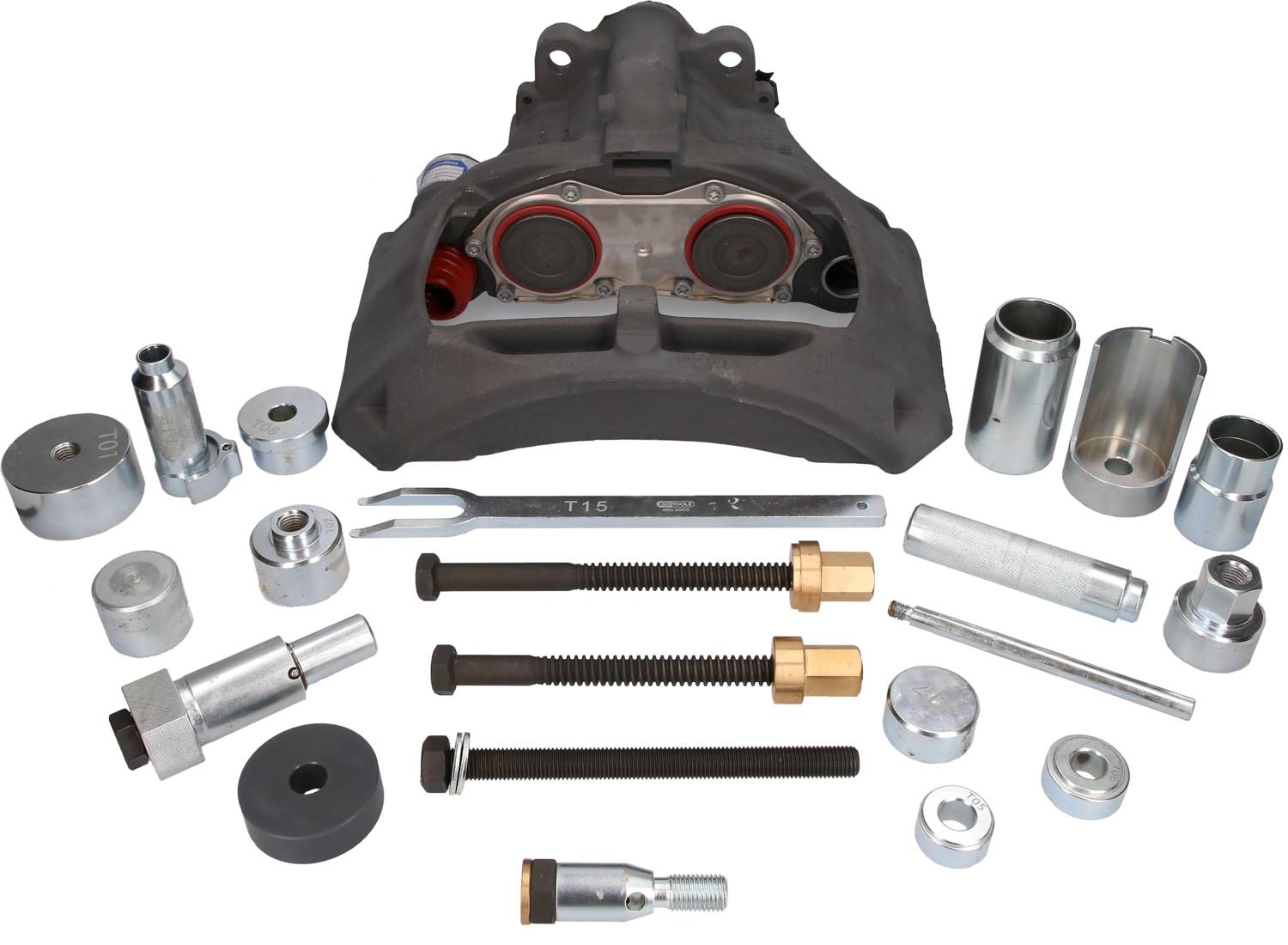KS Tools 460.0905 Bremssattel-Instandsetzungs-Koffer, 24-tlg