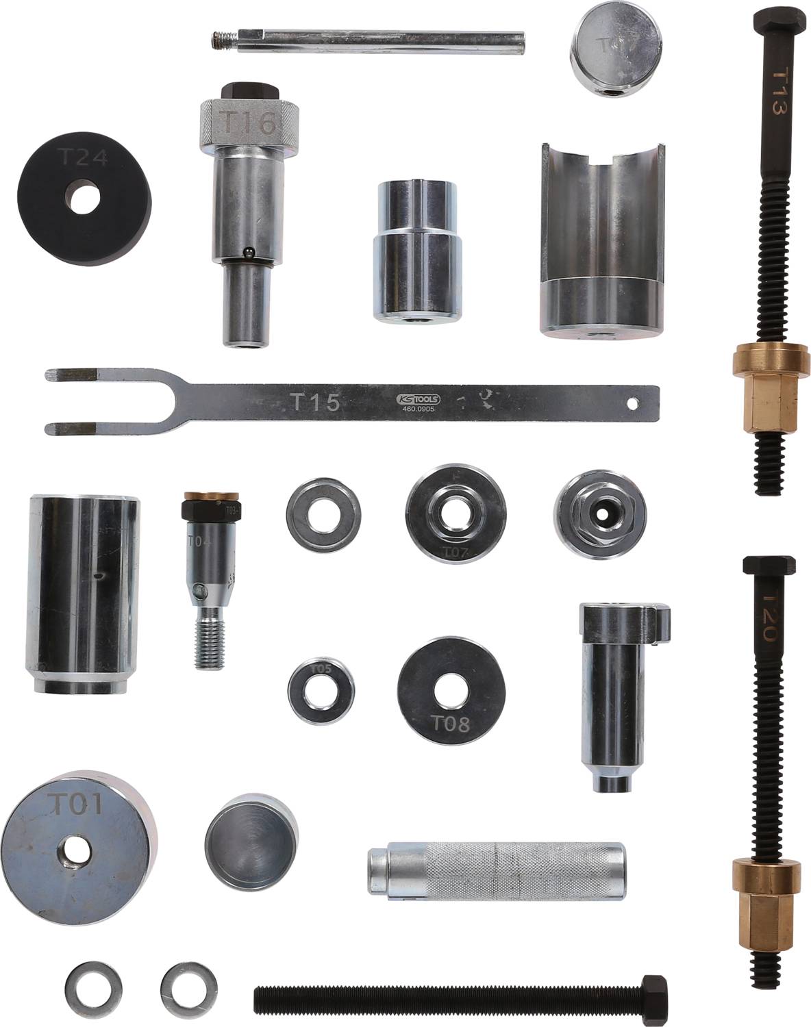 KS Tools 460.0905 Bremssattel-Instandsetzungs-Koffer, 24-tlg