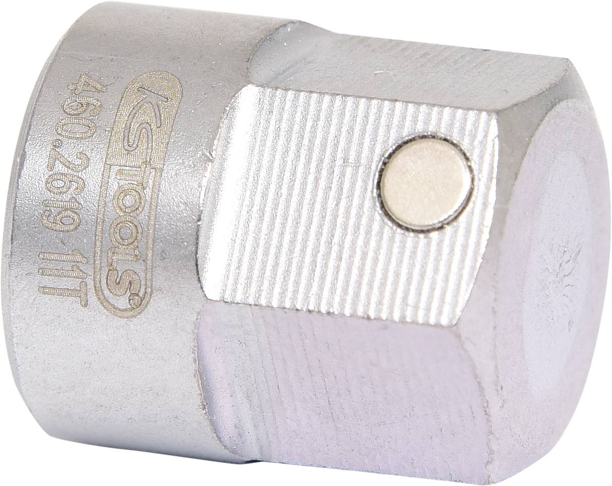 KS Tools 460.2619 Spezialeinsatz Vielzahn M9 mit Magnet, für SAF und Knorr Sättel