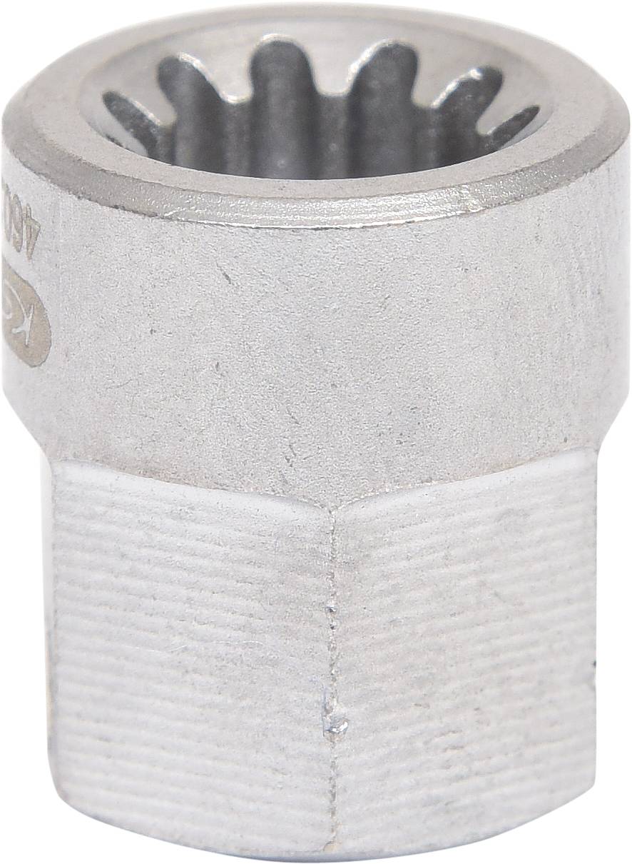 KS Tools 460.2619 Spezialeinsatz Vielzahn M9 mit Magnet, für SAF und Knorr Sättel