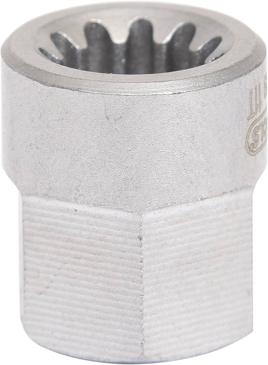 KS Tools 460.2619 Spezialeinsatz Vielzahn M9 mit Magnet, für SAF und Knorr Sättel