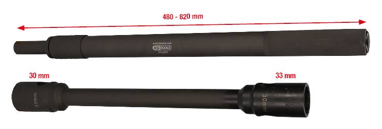 KS Tools 460.3695 Fahrerhaus-Schlüssel-Satz für Mercedes, 2-tlg