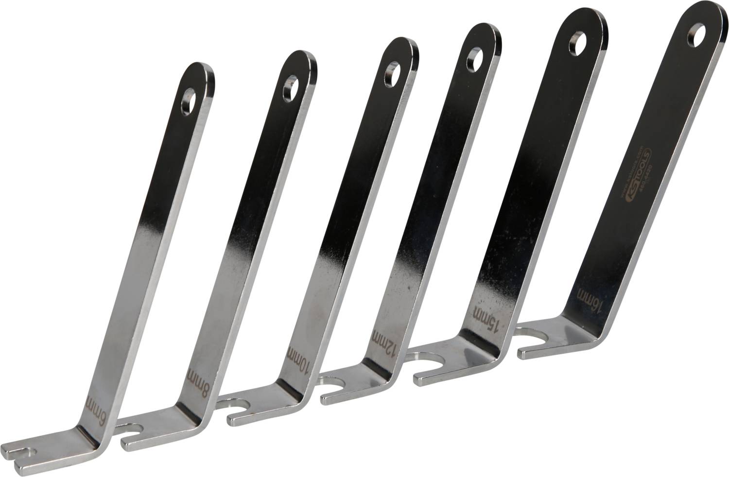 KS Tools 460.4420 Druckluft-Schnellverbinder-Lösewerkzeug-Satz, 6-tlg