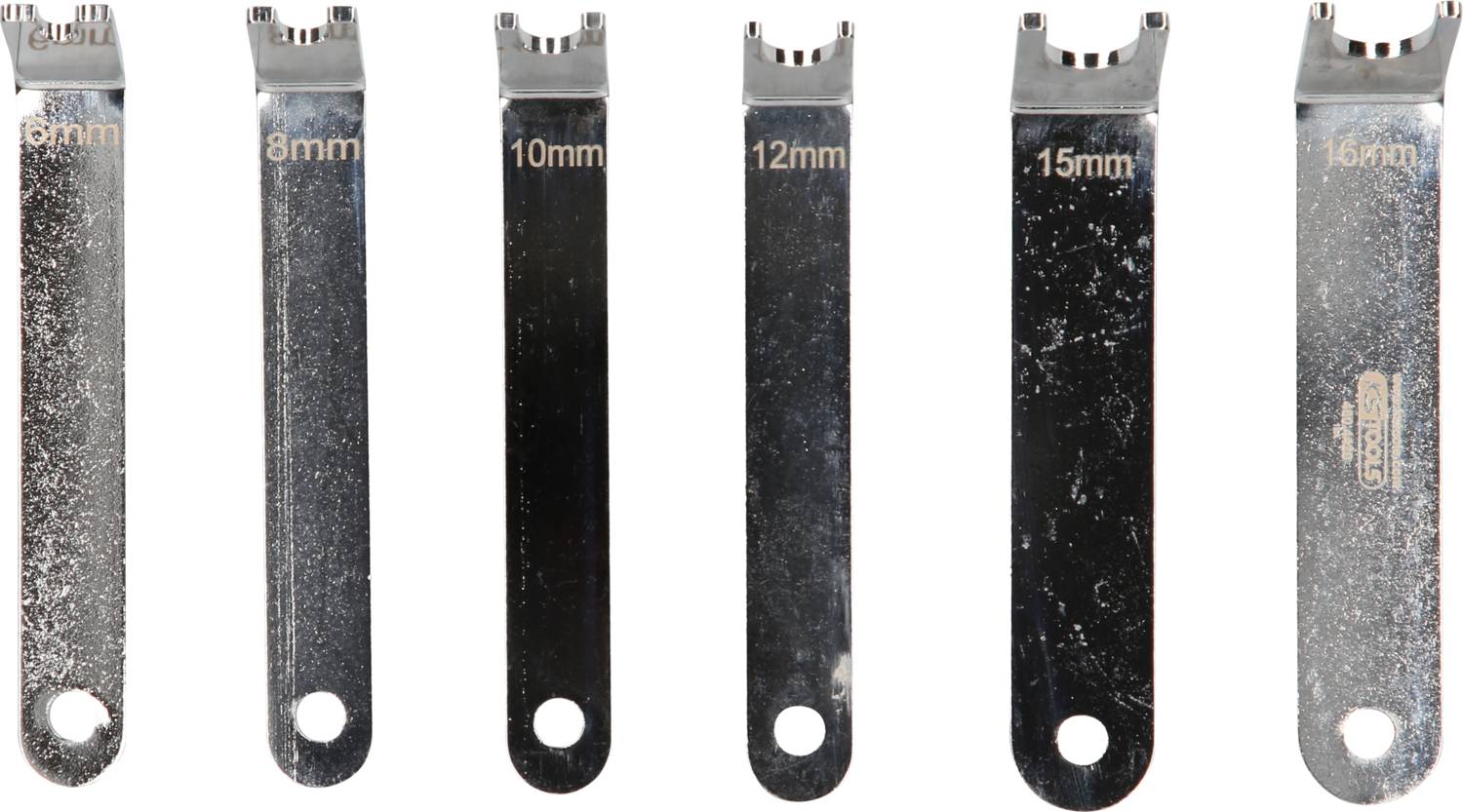 KS Tools 460.4420 Druckluft-Schnellverbinder-Lösewerkzeug-Satz, 6-tlg