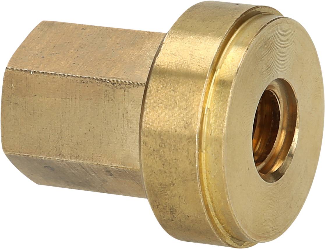 Messing-Sechskant-Abstandsbolzen mit Gewinde, verwendet für die mechanische Befestigung von Bauteilen, bietet präzisen Abstand.