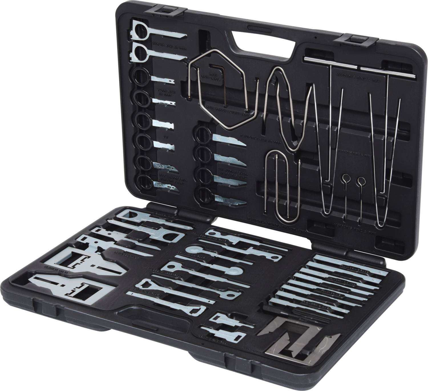 KS Tools 500.1380 Radio-/Navigationssystem Demontage und Montage-Satz, 52-tlg