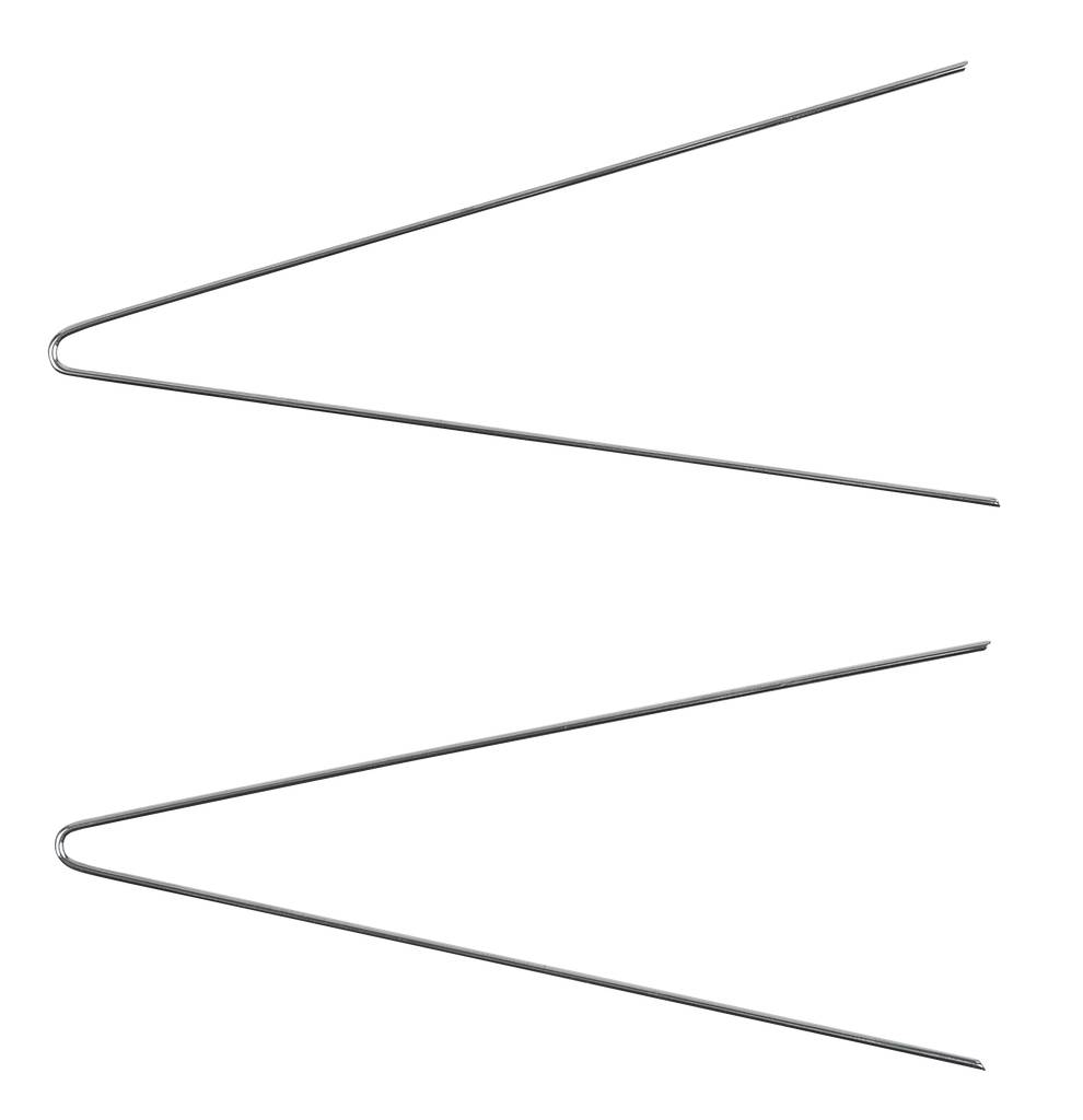 KS Tools 500.1383 Mercedes Zündschloss Demontage-Nadel-Werkzeug Ø 1,25 mm, 2-tlg