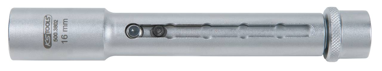 KS Tools 500.3802 3/8" Teleskop-Zündkerzen-Stecknuss, 16mm