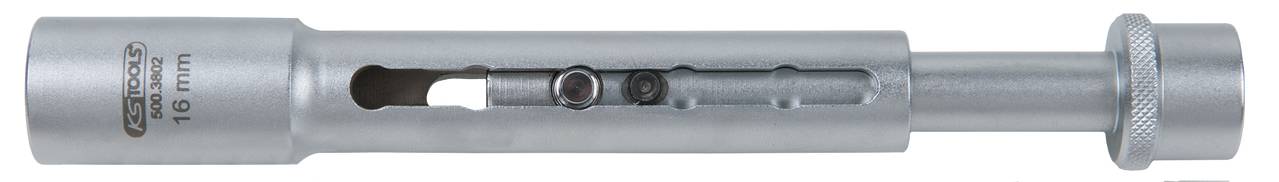 KS Tools 500.3803 3/8" Teleskop-Zündkerzen-Stecknuss, 21mm