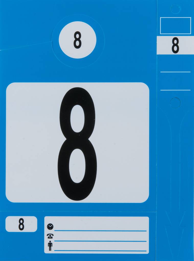 KS Tools Schlüsselanhänger 500.8016 Blau 300St.