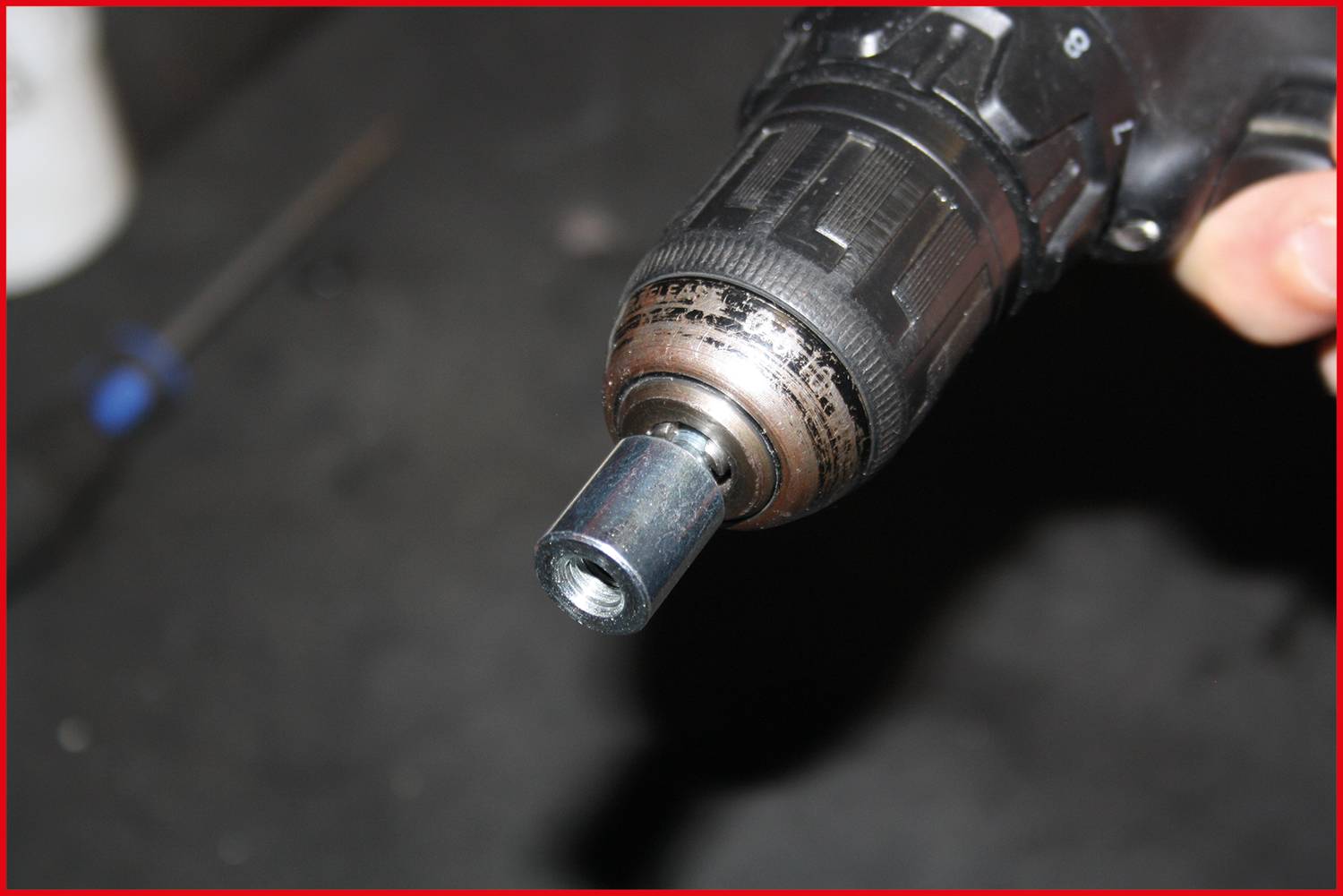 KS Tools 515.1218 Spanndorn für Folienradierer, 6mm