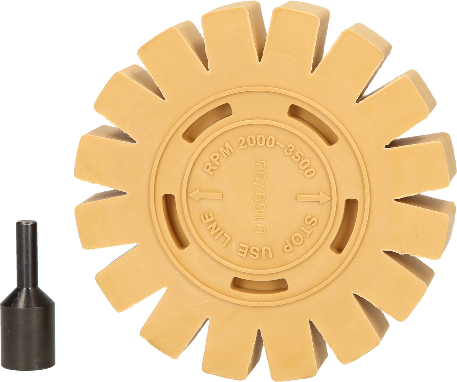 KS Tools 515.1247 Folienradierer mit Lamellen