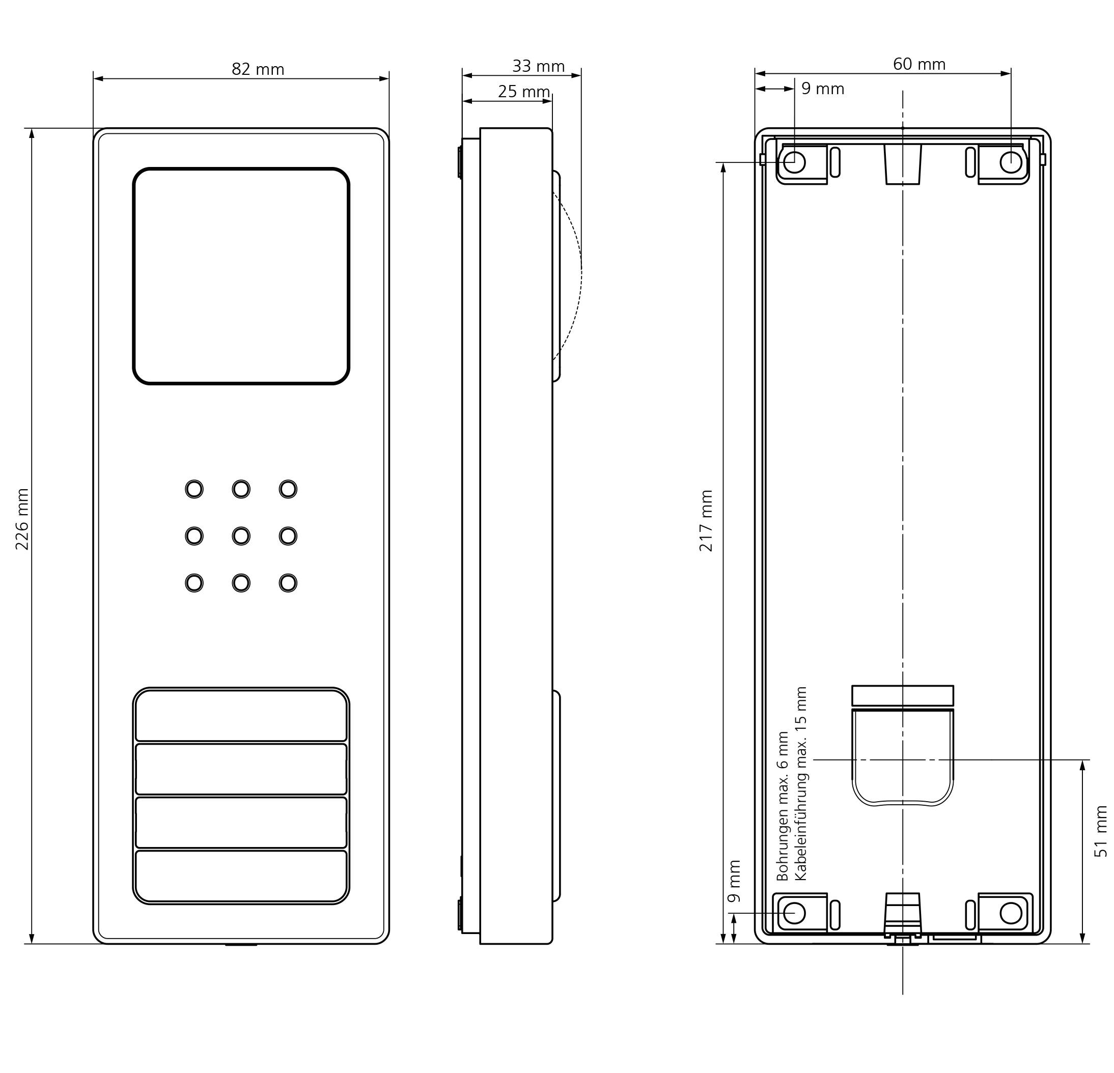 Siedle CV 850-1-04 E Türsprechanlage Kabelgebunden Türsprechanlagen-Modul Silber