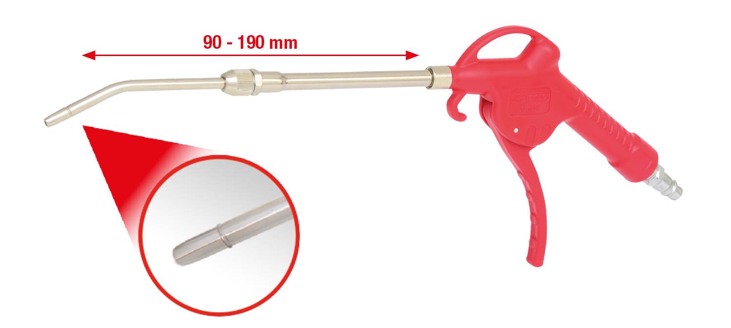 KS Tools 515.1907 Druckluft-Ausblaspistole 6.3 bar