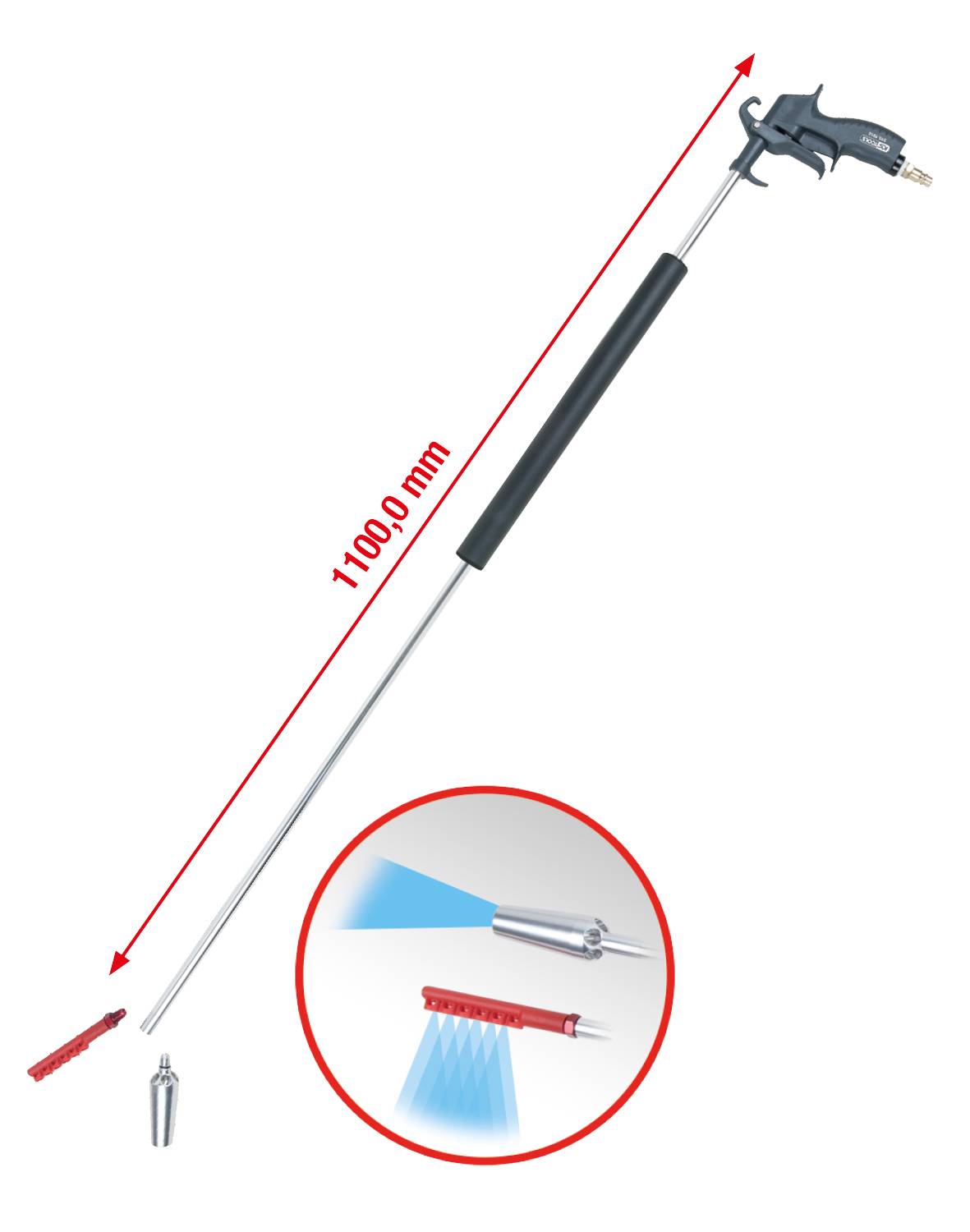 KS Tools 515.1915 Druckluft-Ausblaspistole 6.3 bar