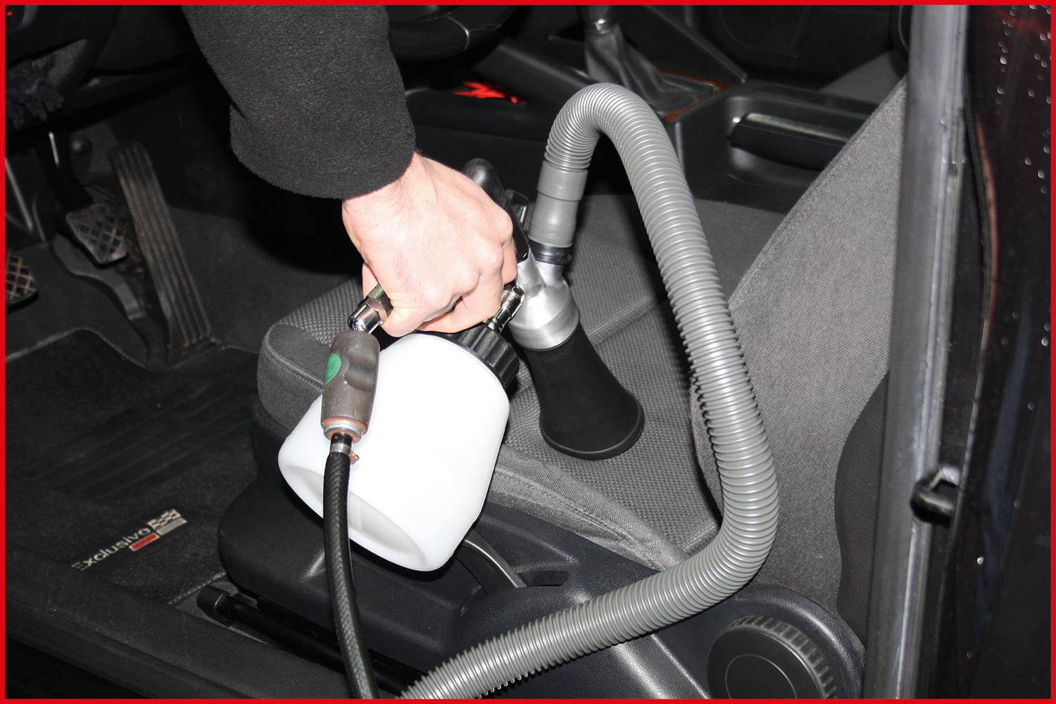 KS Tools 515.1935 Druckluft-Reinigungs-Pistolen-Satz mit Absaugvorrichtung, 3-tlg