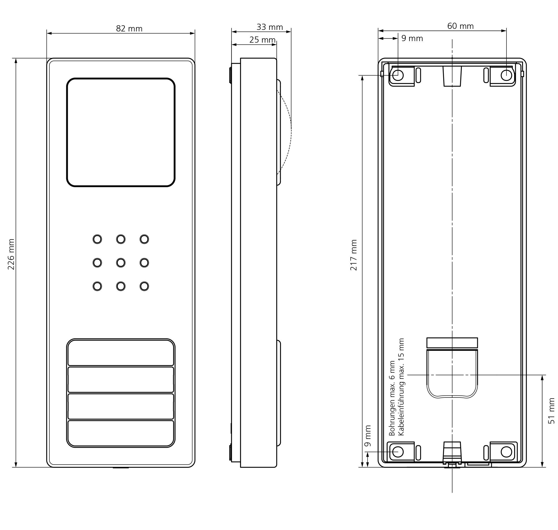Siedle CVU 850-2-01 E Gegensprechanlage Kabelgebunden Silber